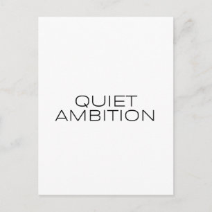 Stille Ambition Fachliche Korrespondenzkarte Postkarte