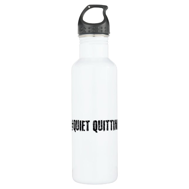 Stille Aufgabe Edelstahlflasche (Vorderseite)