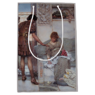 Stille Begrüßung (von Lawrence Alma-Tadema) Mittlere Geschenktüte