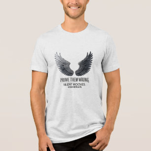 Stille Bewegungen, lautes Ergebnis   Bella+Leinwan Tri-Blend Shirt