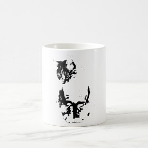 Stille Blicke, weiche Whiskys Kaffeetasse