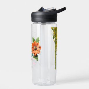 Stille Blüte Geformte Blütenblätter Florale Träume Trinkflasche