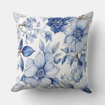 Stille Blüten: Abstrakte blaue Blume Kunst beruhig
