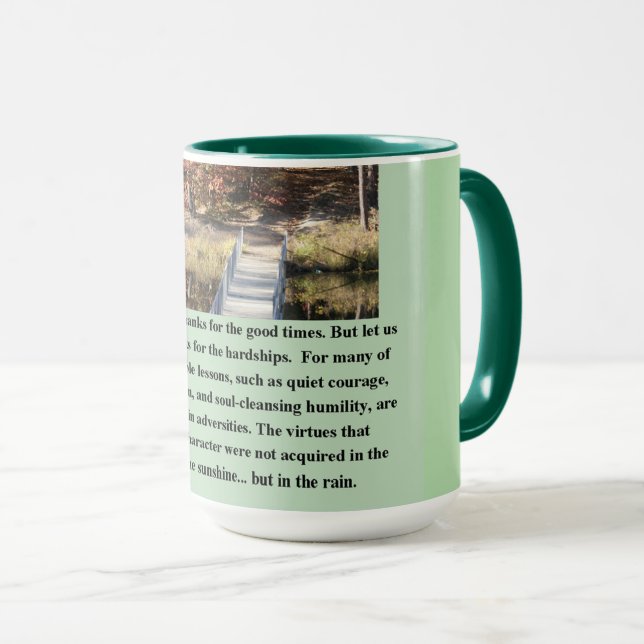 Stille Courage Inspiration Tasse (VorderseiteRechts)