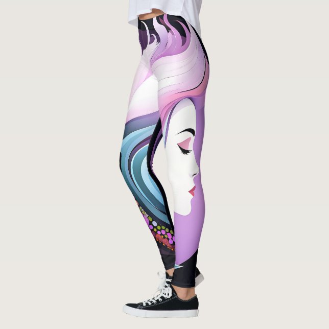 "Stille" Die Schönheit der Frauen Leggings (Links)