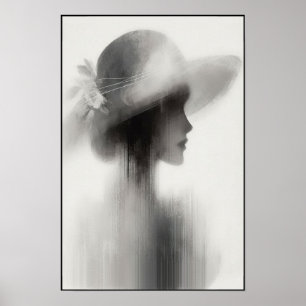 Stille Elegance Abstrakt Poster