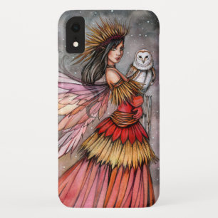 Stille Ember Fee und Eulen Fantasy-Kunst Case-Mate iPhone Hülle