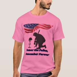 Stille Felder der Ehre pink T-Shirt
