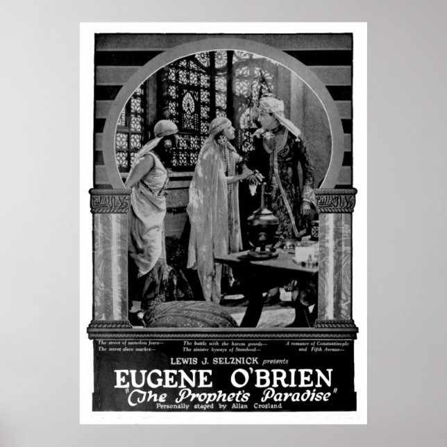 Stille Filmanzeige aus dem Poster von 1922 (Vorne)