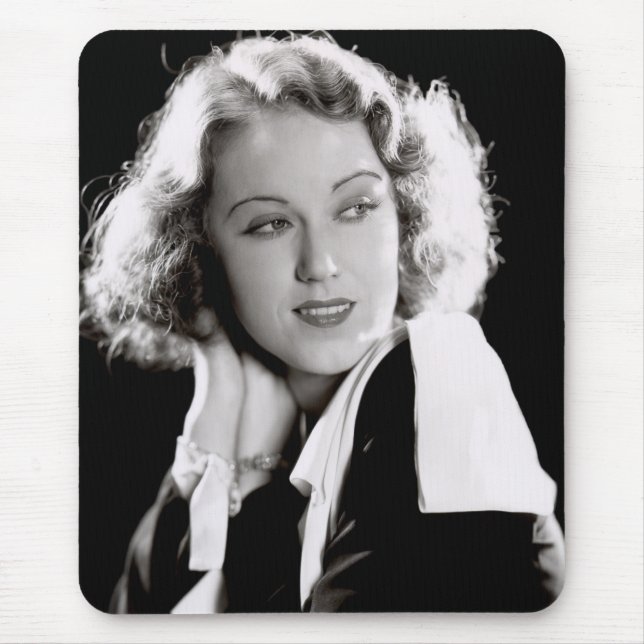 Stille Filmstar-Fay Wray-Mausunterlage Mousepad (Vorne)