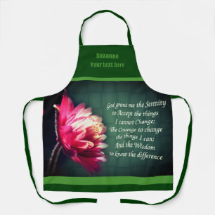 Stille Gebet Inspiration Blume Personalisiert Schürze