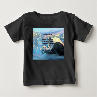 Stille Gebet mit Panoramablick Mount Everest Baby T-shirt
