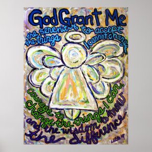 Stille Gebete Engel Malerei Poster Kunst Prinz