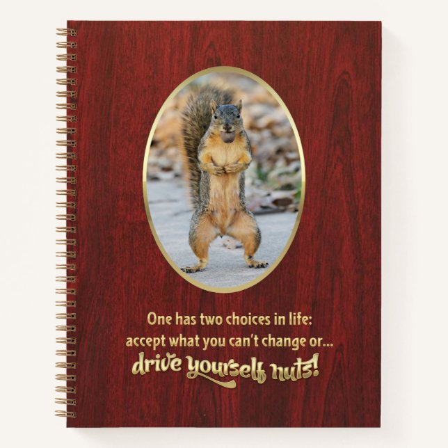 Stille Gebete in einem Nutshell Spiral Notebook Notizbuch (Vorderseite)