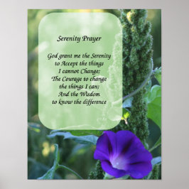 Stille Gebete Morning Glory Inspiration Poster