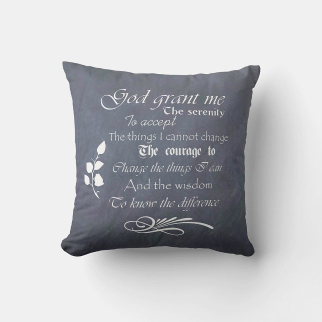 Stille Gebetskatastrophe Khalkboard Pillow - Anpas Kissen (Vorderseite)