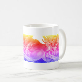 Stille Gedanken blaue Hände Kaffee Tasse