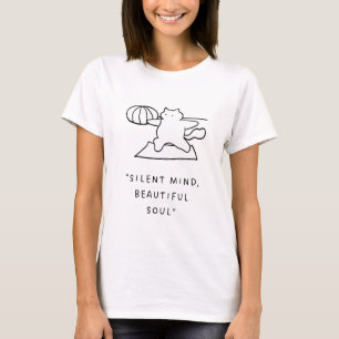 Stille Gedanken, schönes Soul   Yoga Cat T-Shirt