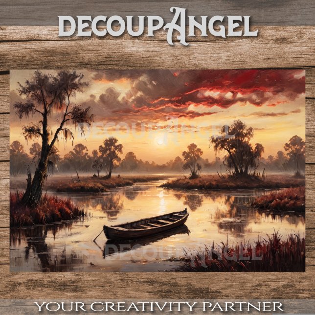 Stille Gewässer - Entfärbung - Seidenpapier (Von Creator hochgeladen)