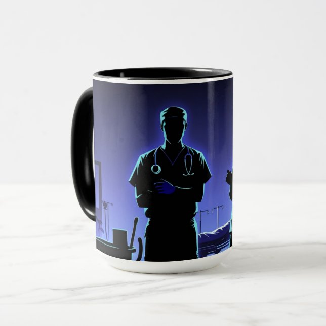 Stille Helden: Hinter den Kulissen Tasse (Vorderseite Links)