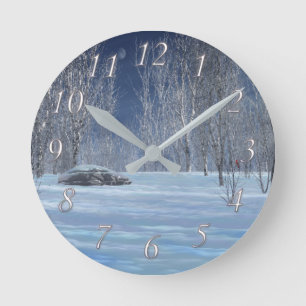 Stille helle Uhr