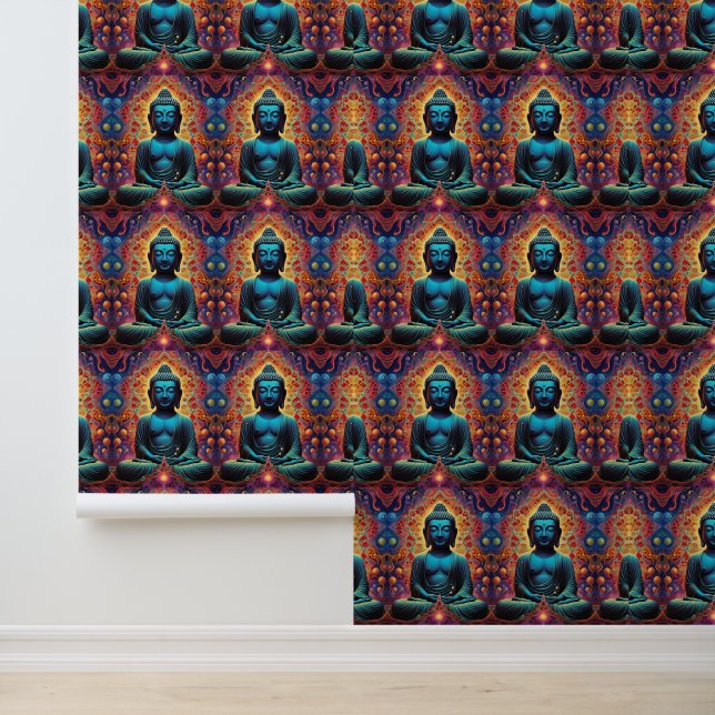 Stille in der Stille: Klassischer Buddha Tapete (Anwendung)