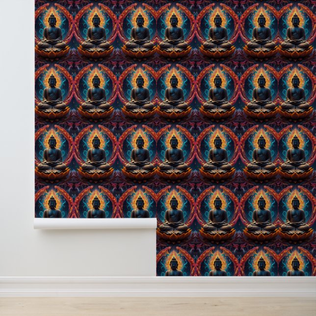 Stille in der Stille: Klassischer Buddha Tapete (Anwendung)