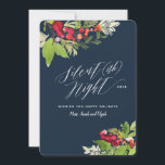 Stille (ish) Weihnachtskarte am Abend Feiertagskarte<br><div class="desc">Stille (ish) Nacht Weihnachtskarte. Mit elegantem Trend-Script-Text und schönen festlichen Aquarellen ist diese Weihnachtskarte sicher,  Ihren Stil in dieser Feriensaison Anzug.</div>