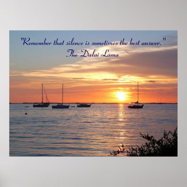 Stille ist die Antwort - Poster (Vorne)