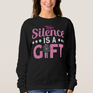 Stille ist ein spiritueller Buddhist der Meditatio Sweatshirt