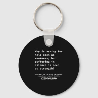 Stille kein Sticker mehr Schlüsselanhänger