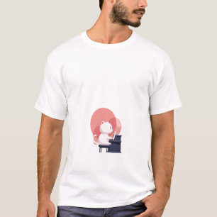 Stille Klavierkatze T-Shirt