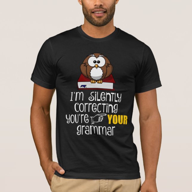 Stille Korrektur Ihres graumartigen Sarazenen T-Shirt (Vorderseite)