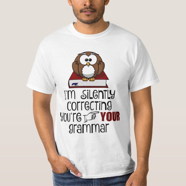 Stille Korrektur Ihres graumartigen Sarazenen T-Shirt (Vorderseite)