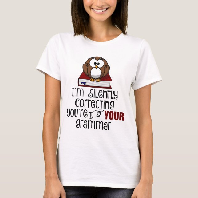 Stille Korrektur Ihres graumartigen Sarazenen T-Shirt (Vorderseite)
