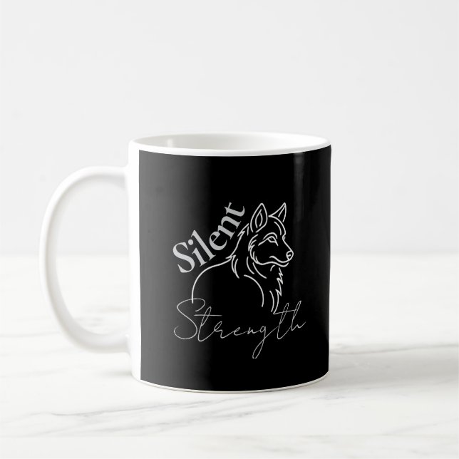 Stille Kraft Wolf Kaffeetasse (Links)