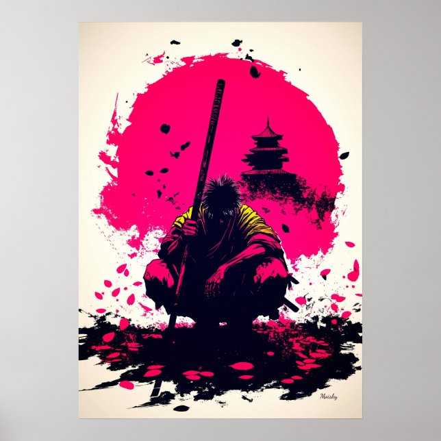 Stille Kriegermonde unter wachsender Sonne Poster (Vorne)