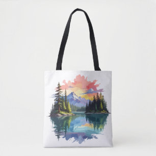 Stille Landschaft Stille Ruhe Natur Außenbereich Tasche
