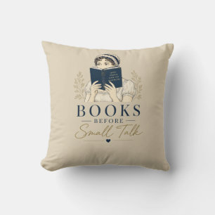 Stille Menschen haben die besten Pläne Bücher vor Kissen