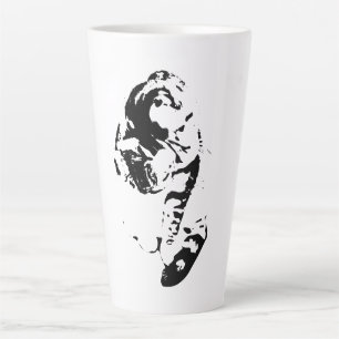 Stille Morgengrauen, wachsende Katze Milchtasse