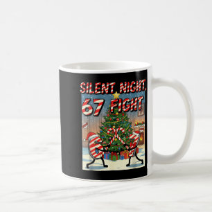 Stille Nacht 67 Kampf Weihnachten Cartoon T-Shirt Kaffeetasse