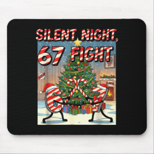 Stille Nacht 67 Kampf Weihnachten Cartoon T-Shirt  Mousepad