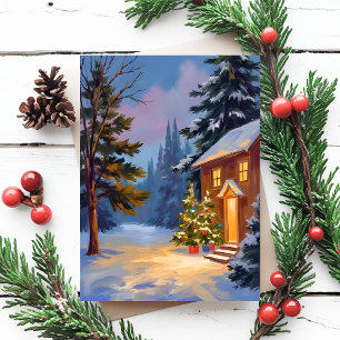Stille Nacht Gemalte Weihnachten