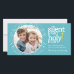 Stille Nacht, heilige Nacht Christliche Weihnachte Feiertagskarte<br><div class="desc">FOTO TIPP: Wenn Ihr Foto nicht richtig passt, klicken Sie auf diese Schaltfläche anpassen, und Sie können Ihr Foto verschieben oder verändern. Passen Sie dies mit einem HORIZONTAL Foto an. Wenn Sie Ihr Foto hochladen und es angepasst werden muss: Klicken Sie auf diesen Bereich CUSTOMIZE und verschieben Sie das Foto....</div>