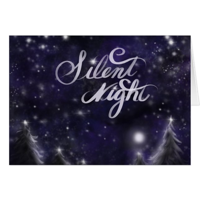 Stille Nacht, heilige Nacht - Schneeszene (Vorderseite (Horizontal))