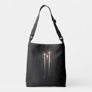 Stille Nacht Heilige Nacht Trinity Candle Tragetaschen Mit Langen Trägern