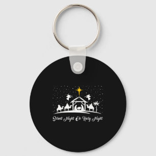 Stille Nacht Heilige Nacht Weihnachtskrippe Christ Schlüsselanhänger