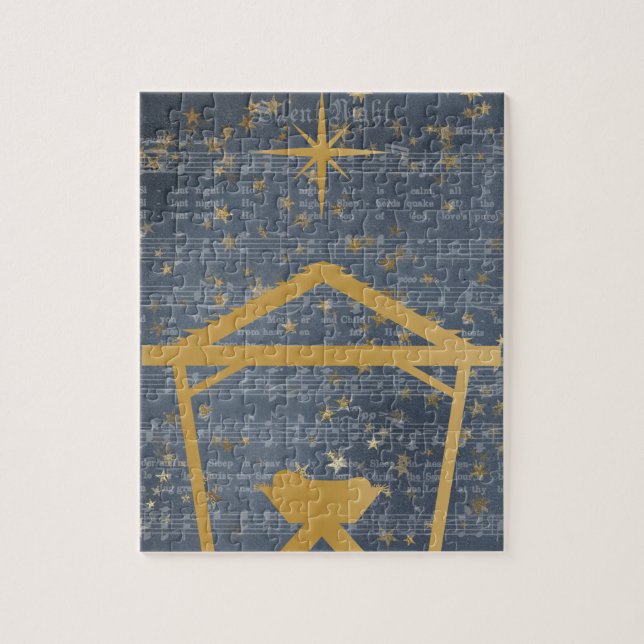 Stille Nacht Jesus in der Heiligen Geburt (Vertikal)