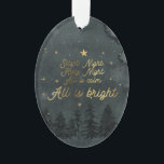 Stille Nacht Oval Ornament<br><div class="desc">Stille Nacht Oval</div>