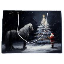 Stille Nacht - Schönes Pferd und Weihnachten